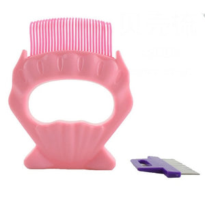 Pet Cat Grooming  Massage Brush with Shell Shaped Handle Hair Remover Pet Grooming Massage Tool  2  2 2 2 1